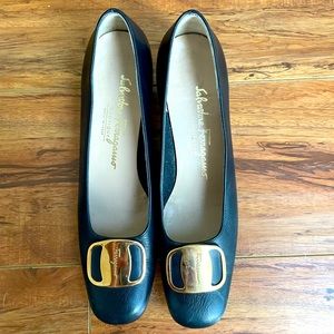 Ferragamo Block Heels